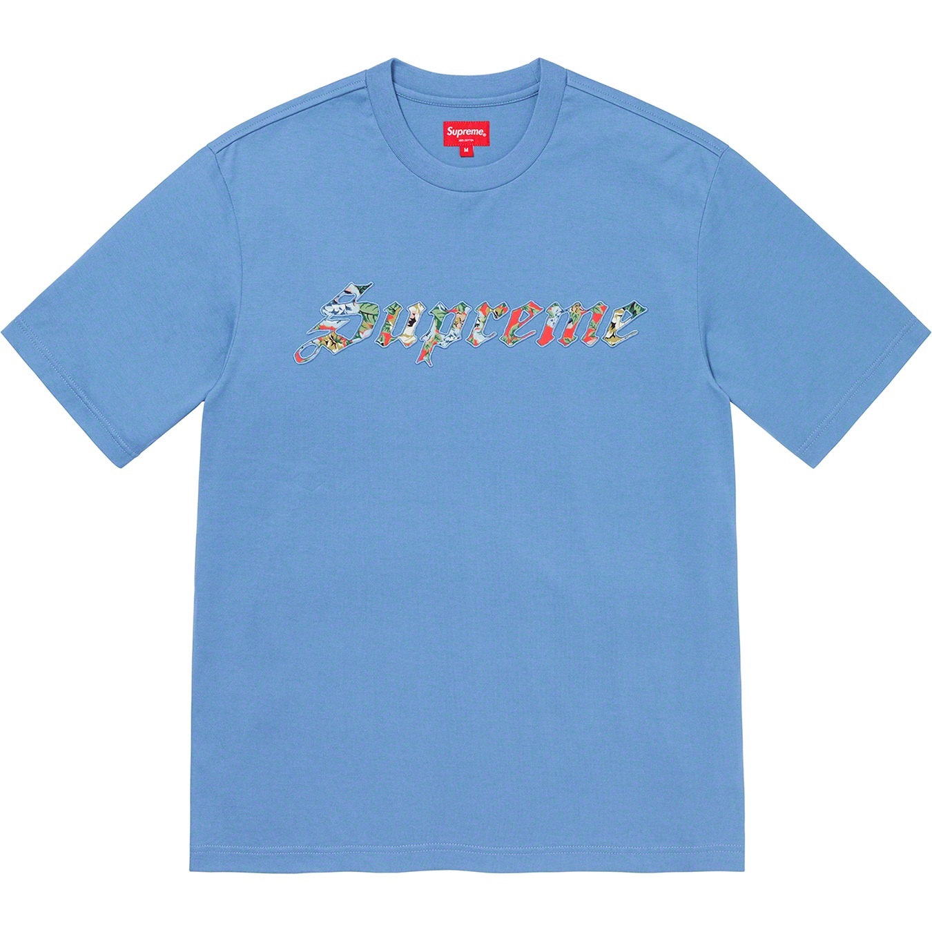 Floral Appliqué S/S Top view 3